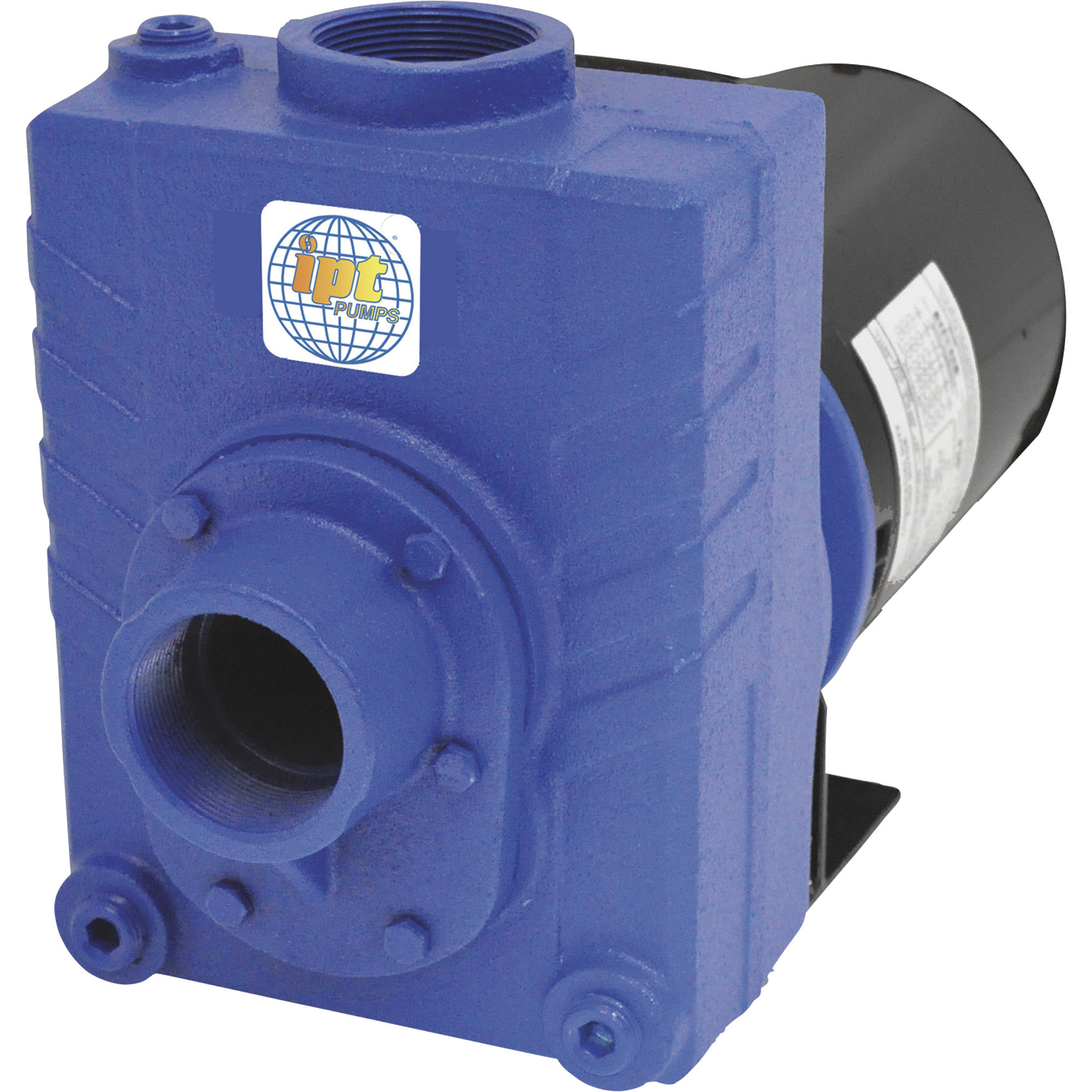 IPT Cast Iron Self-Priming Centrifugal Water Pump, 6,480 GPH, 1.5 HP, 2in., Model# 2762-IPT-95